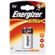 ელემენტი 9V კრონა Energizer  (1 ცალიანი)