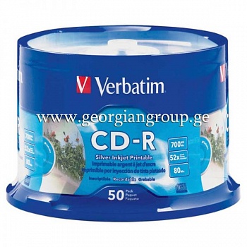 CD-R 700mb 80min 50ცალი